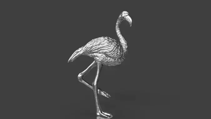 Silver Flamingo