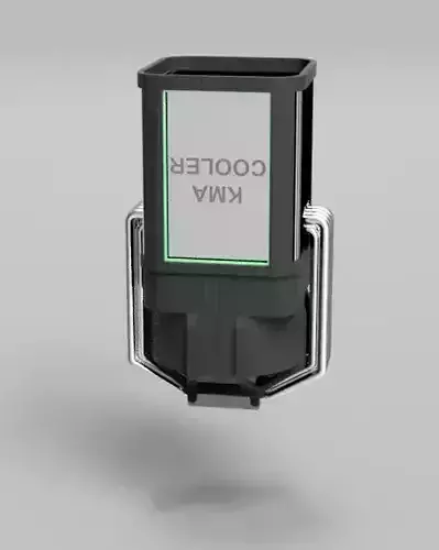 CPU cooler 2 3D model