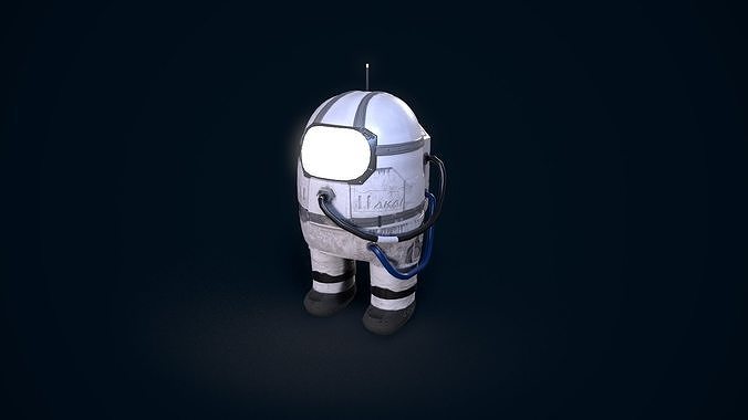 Among us Characters Low-poly 3D model