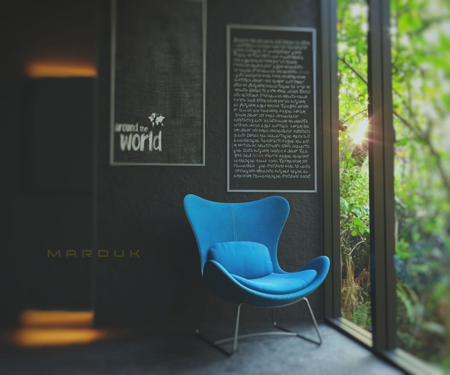 Forest view Scene for Corona Renderer Cinema 4D 3d model 3D model_1