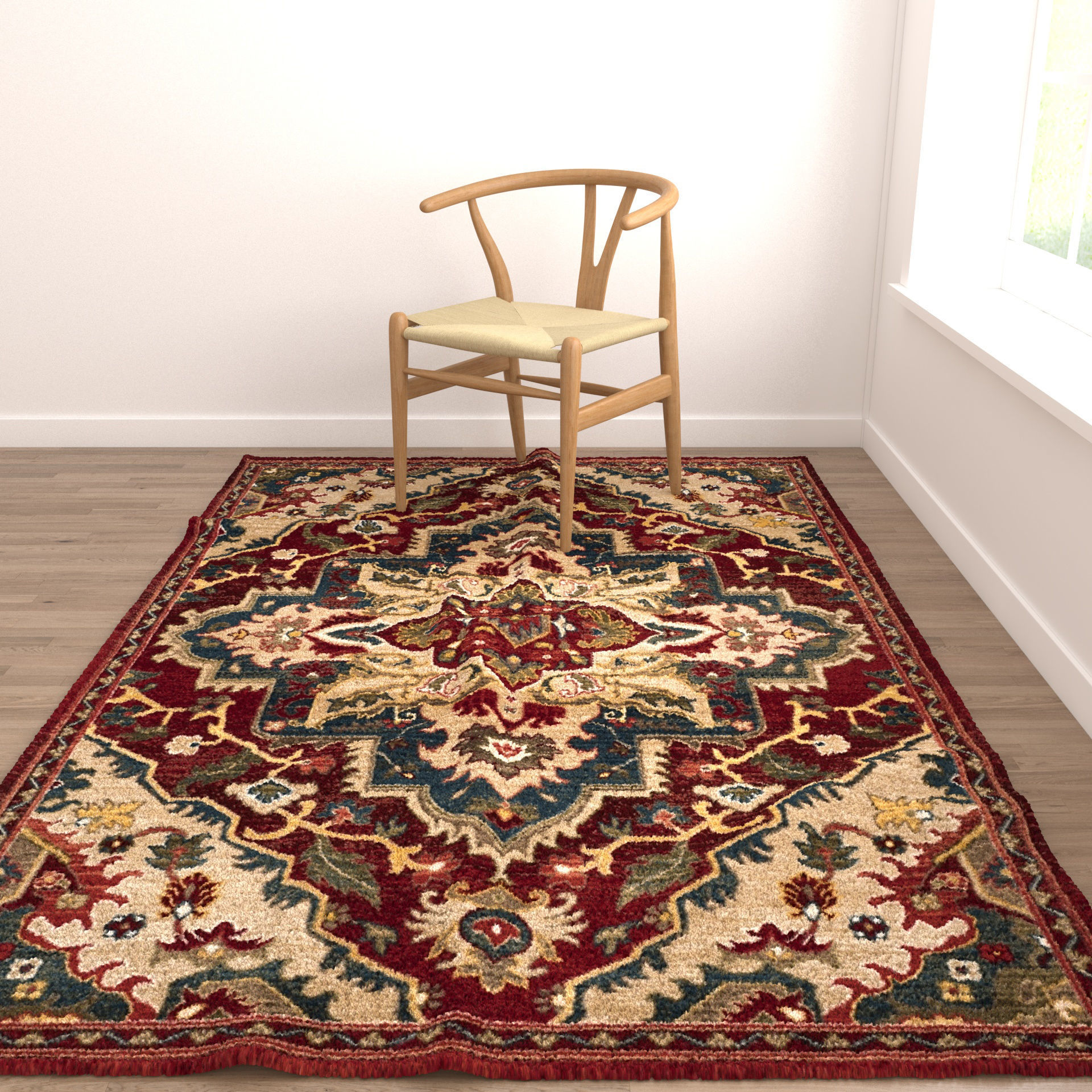 Rugs No 88 Low-poly 3D model_3