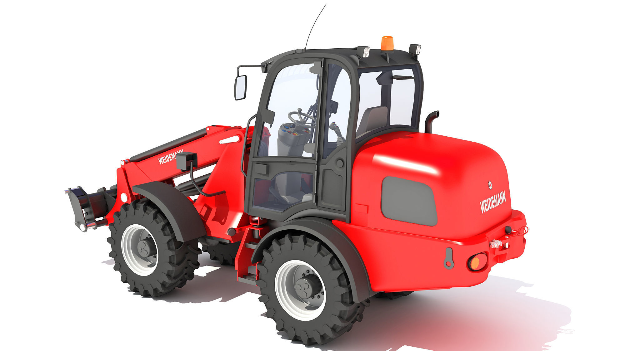 Telescopic Wheel Loader Weidemann 3D model_2