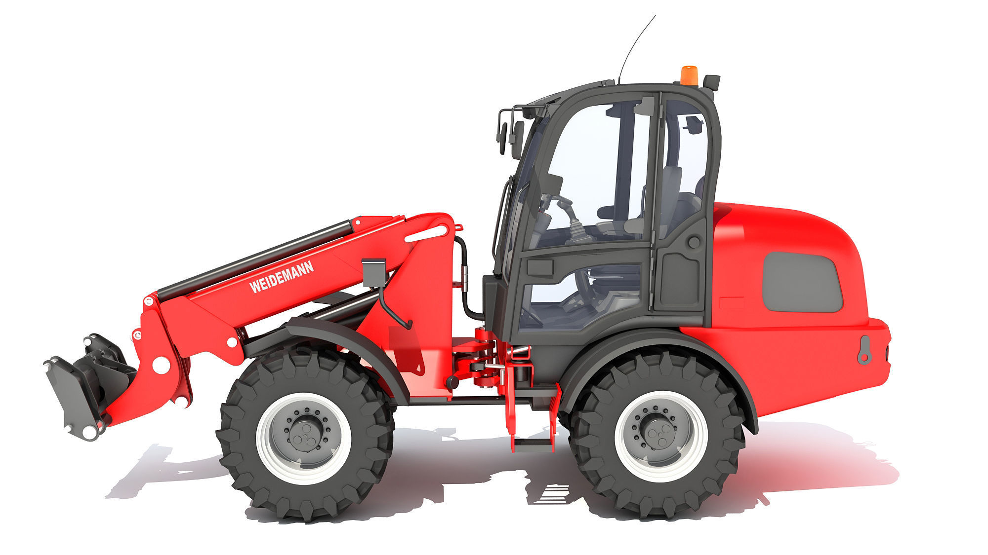 Telescopic Wheel Loader Weidemann 3D model_1