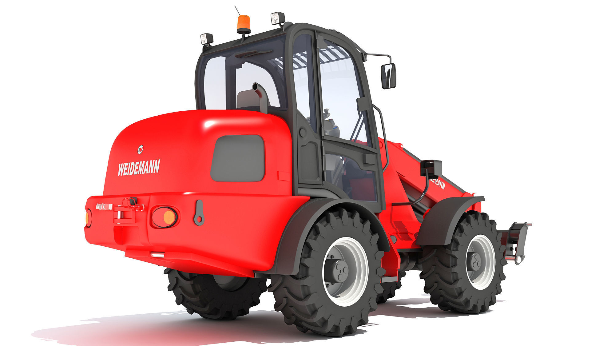 Telescopic Wheel Loader Weidemann 3D model_4