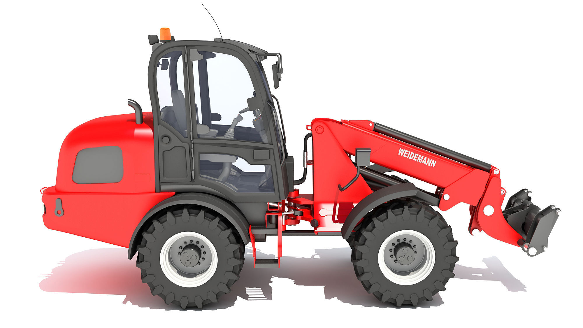 Telescopic Wheel Loader Weidemann 3D model_6