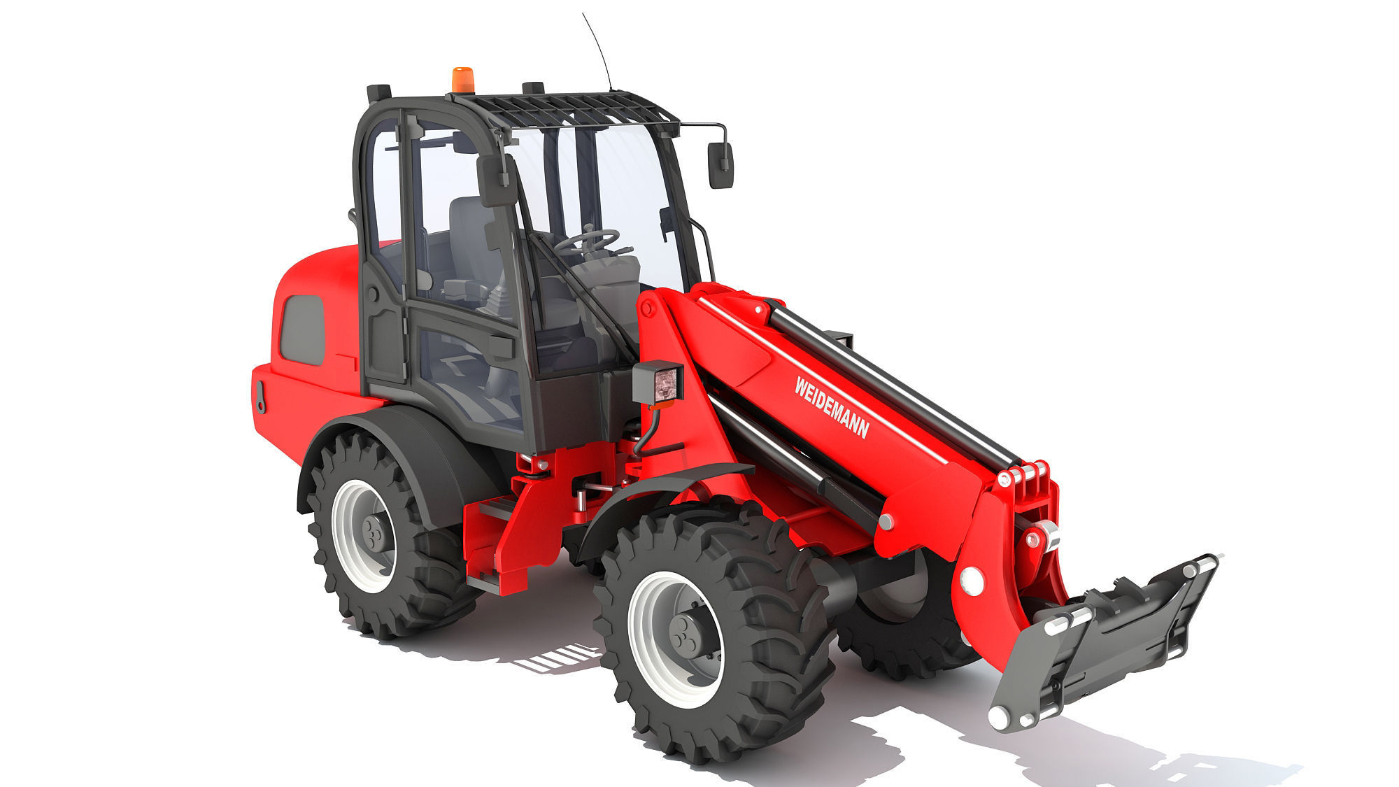 Telescopic Wheel Loader Weidemann 3D model_7
