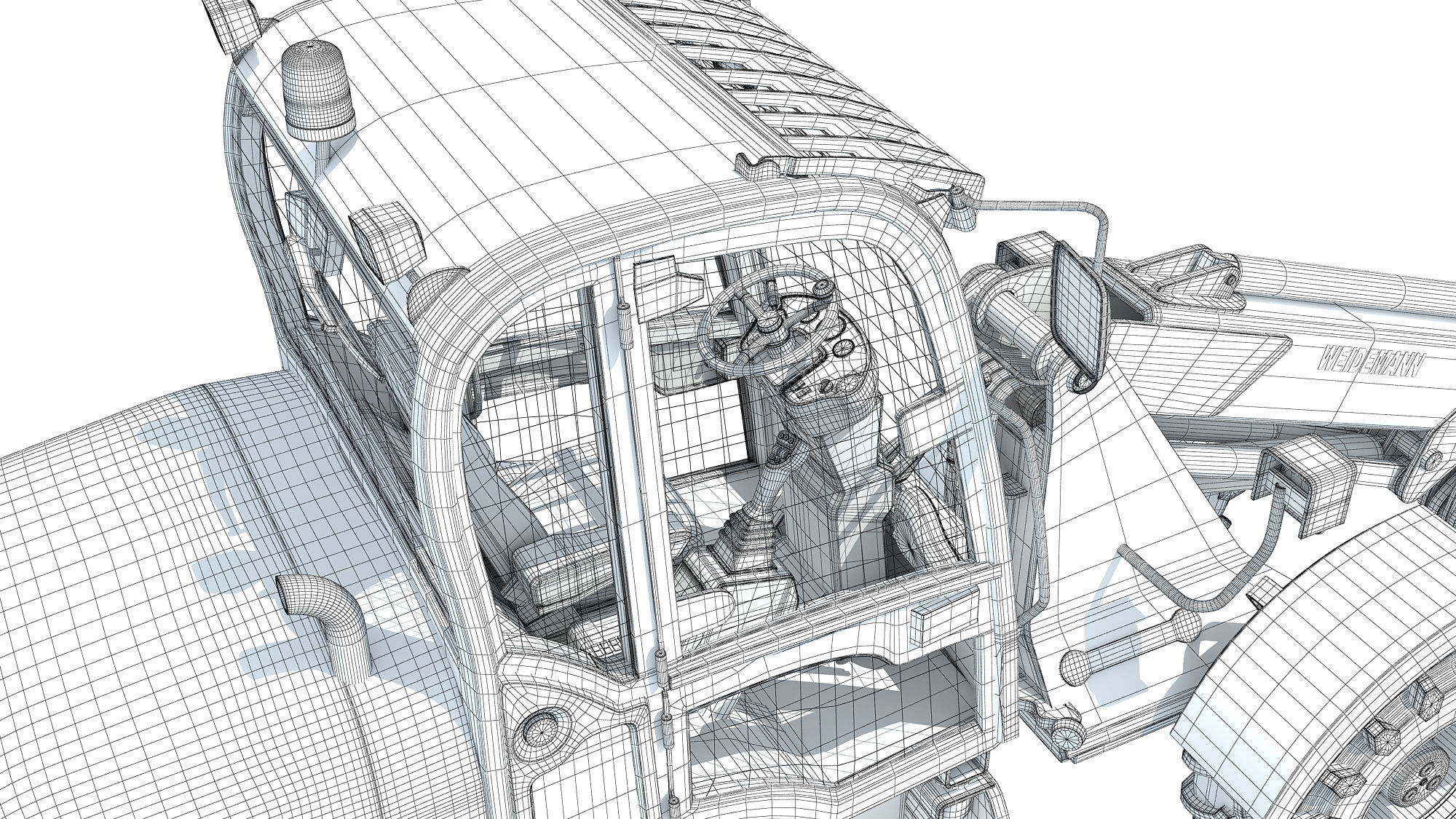 Telescopic Wheel Loader Weidemann 3D model_17