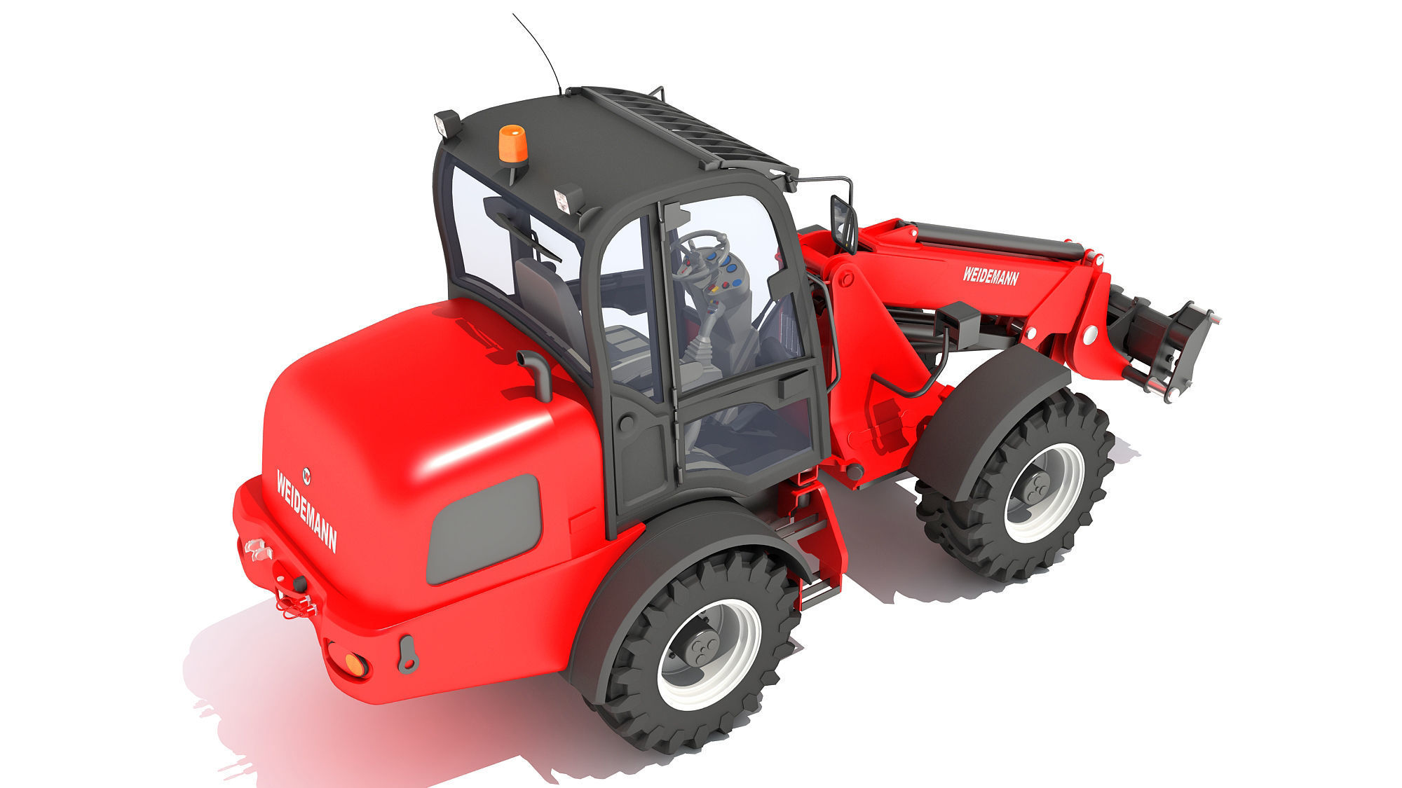Telescopic Wheel Loader Weidemann 3D model_5