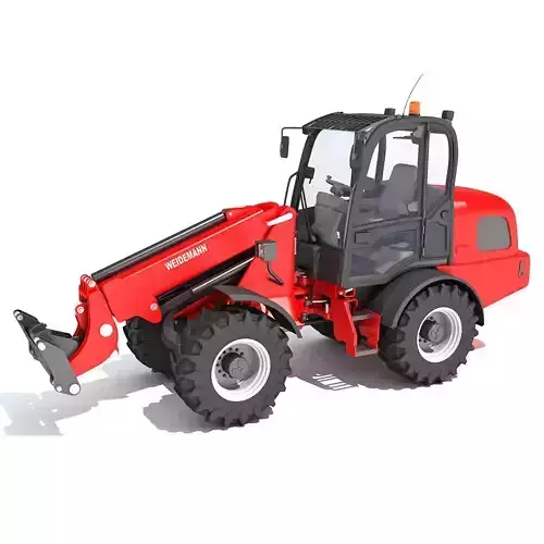 Telescopic Wheel Loader Weidemann 3D model Telescopic Wheel Loader Weidemann 3D model
