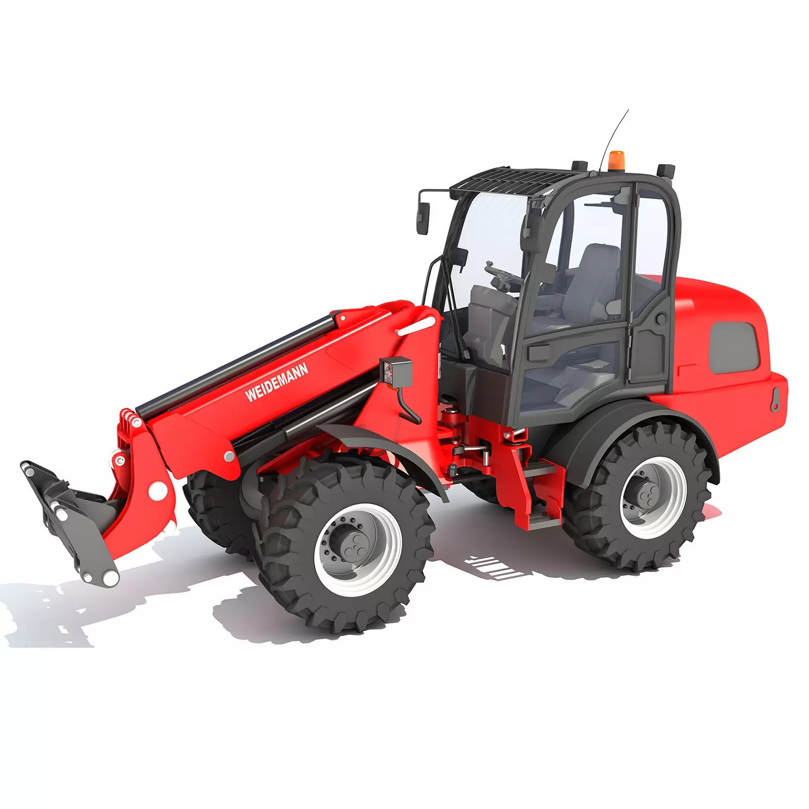 Telescopic Wheel Loader Weidemann 3D model_0