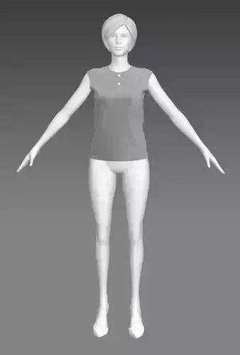 Woman Clothing A-Pose 312