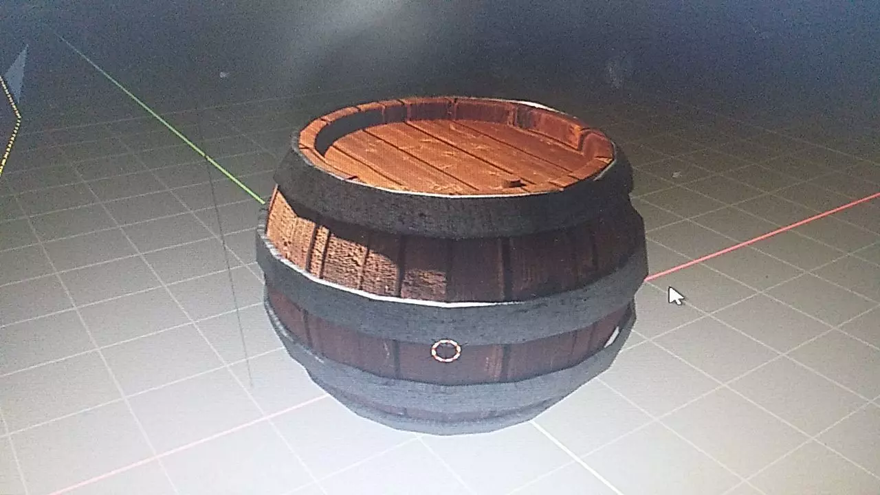 Barrel 3D model_0