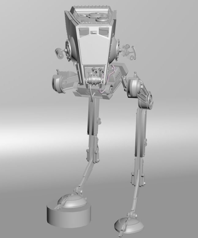 AT ST Free 3D model_4