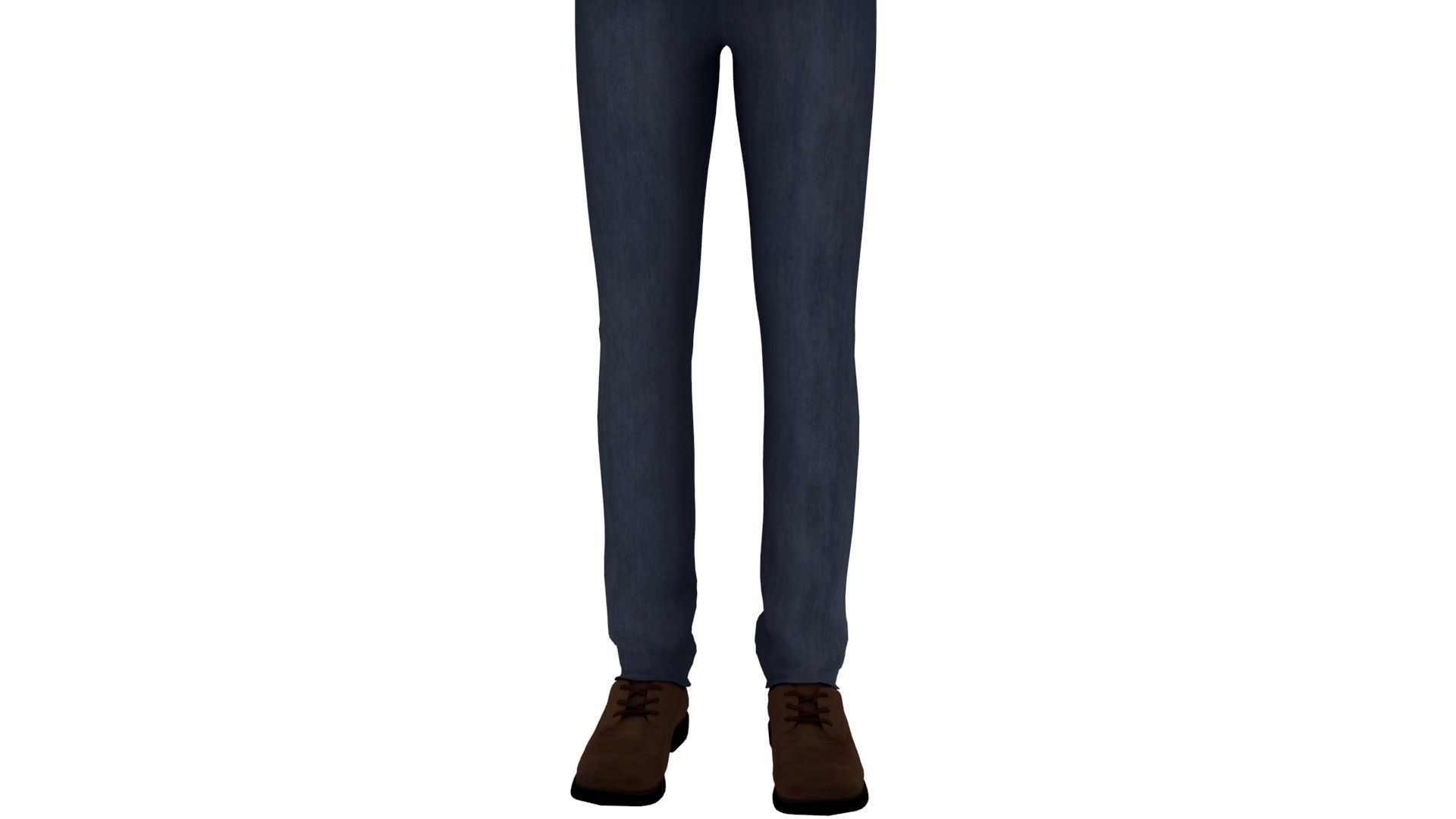 Office man pbr Low-poly 3D model_7