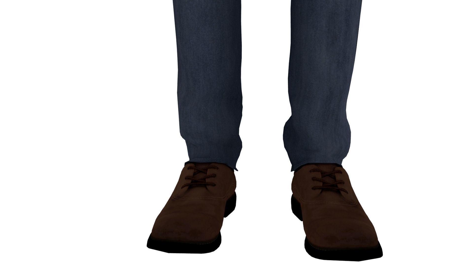 Office man pbr Low-poly 3D model_8