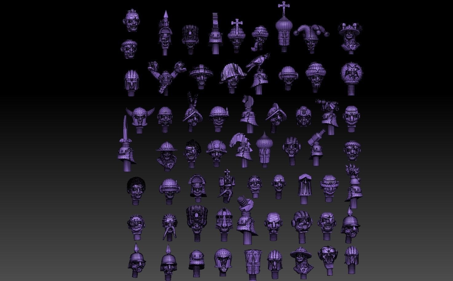 28mm Headgear Megapack 3D print model_9