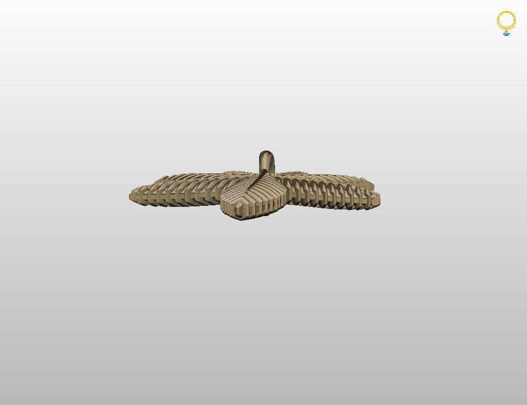 Pendant marijuana leaf 3D print model_30