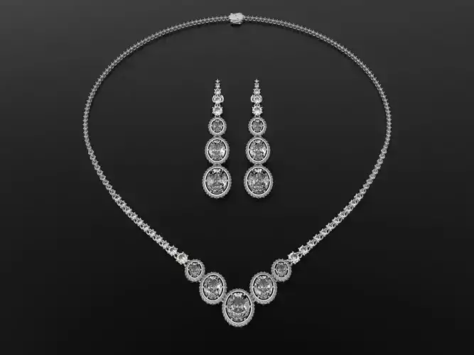 Classic Set - 3D Jewelry  3D Model Collection