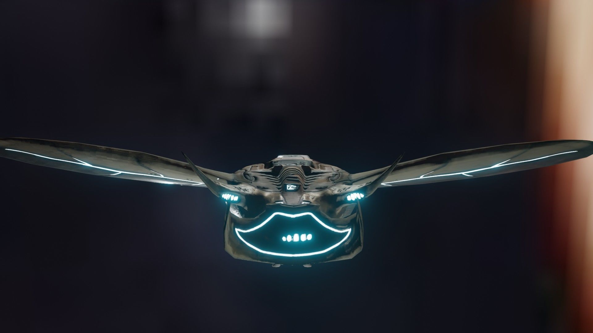 Aviatric A Lowpoly Stylised Spacceship Blender Scene Low-poly 3D model_3