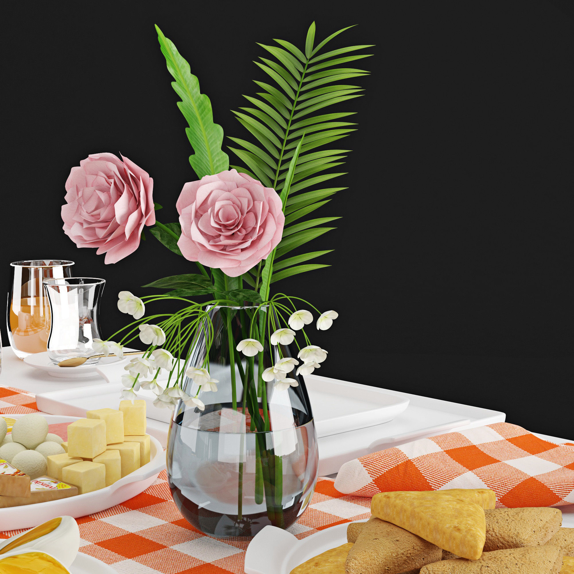 Table Setting 12 3D model_3