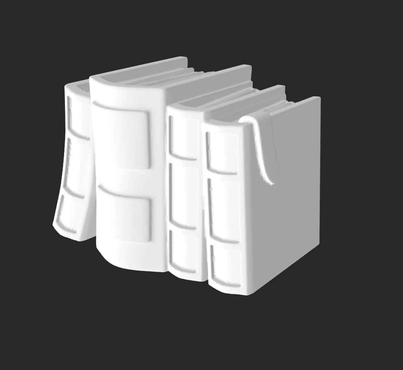 BOOKS stack of 3D model_0