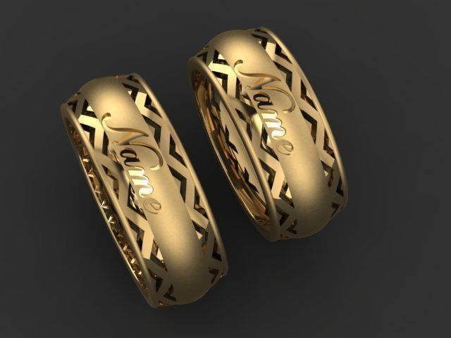 ring set 06 collection1 3D print model_1