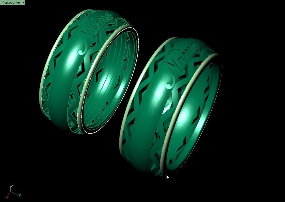 ring set 06 collection1 3D print model_6