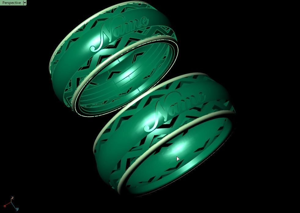 ring set 06 collection1 3D print model_7