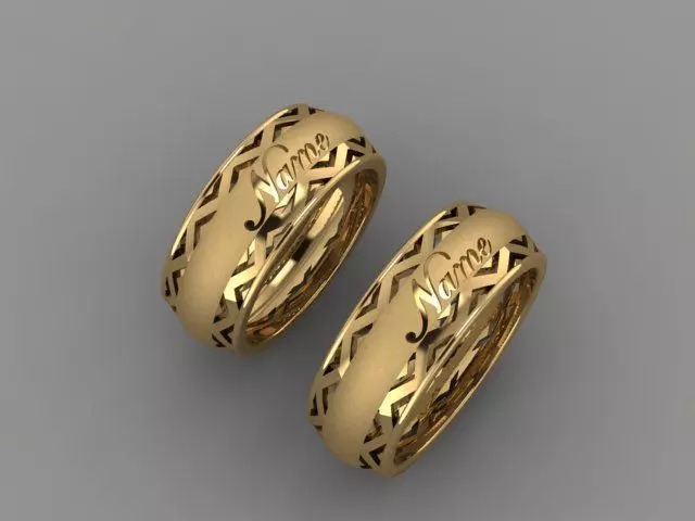 ring set 06 collection1 3D print model_0