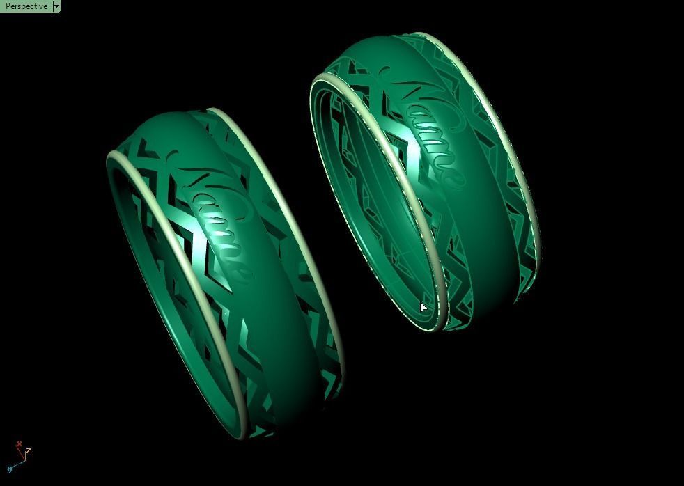 ring set 06 collection1 3D print model_9