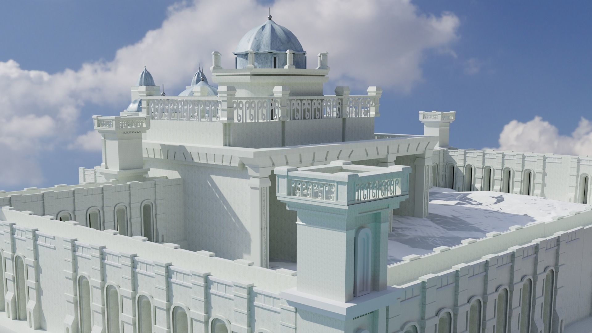 Castle 3D Model - Detailed 3D Castle Model 3D model_2