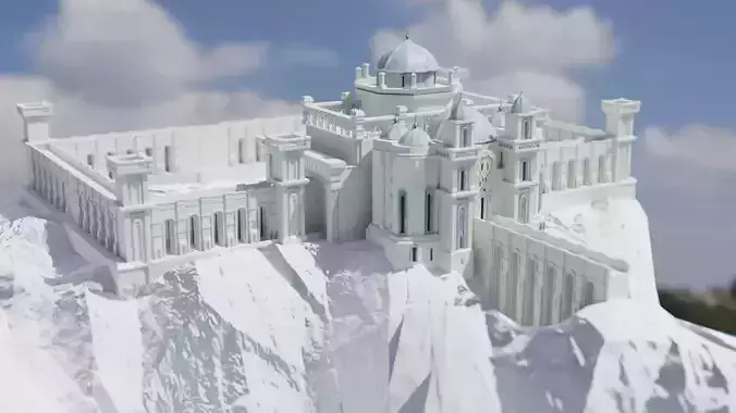Castle 3D Model - Detailed 3D Castle Model