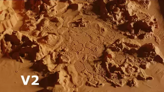 Hyrule Map for 3D Printing