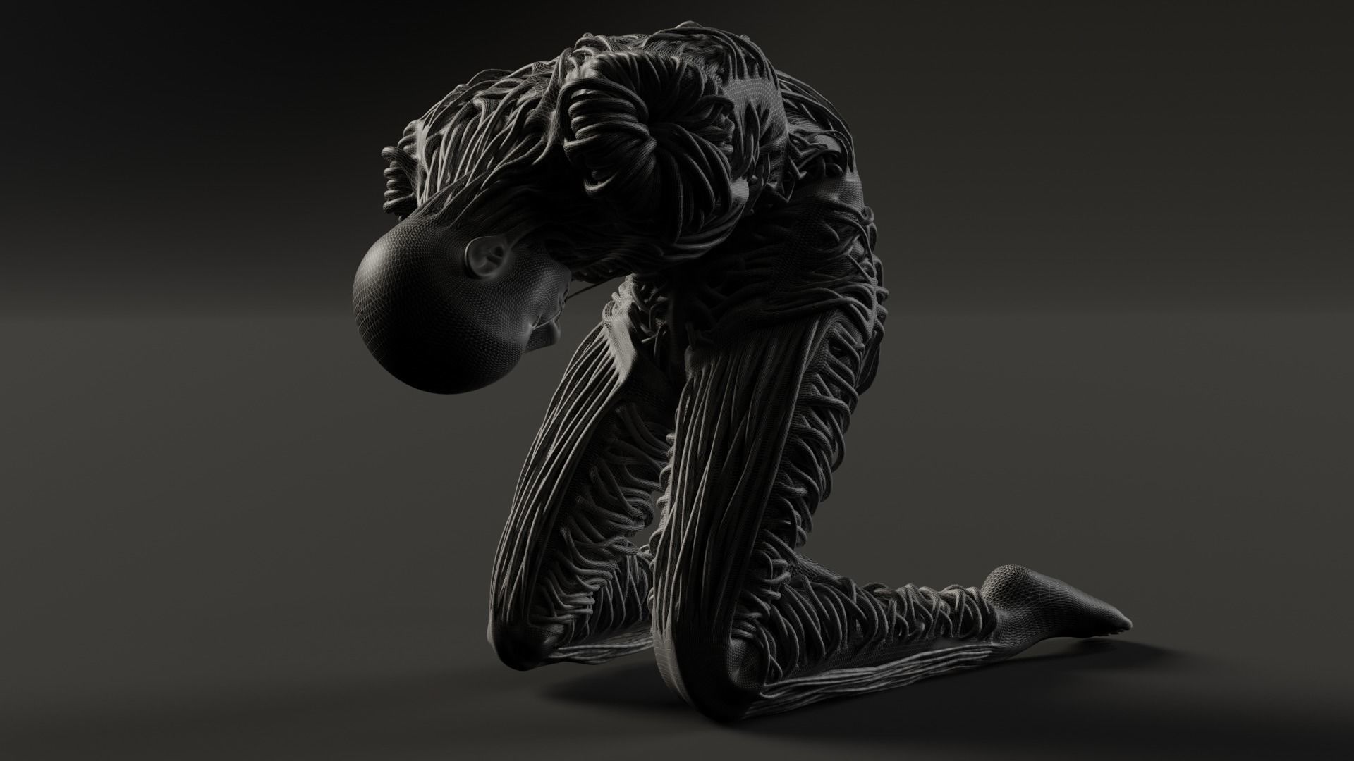 Humanoid Creature 3D model_14