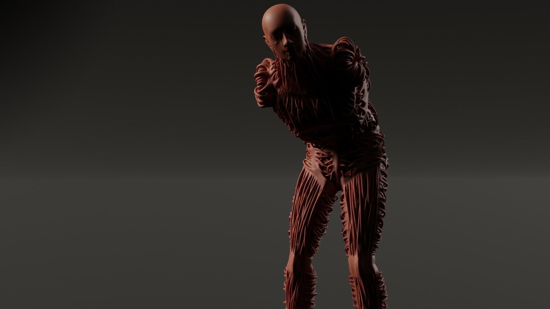 Humanoid Creature 3D model_5