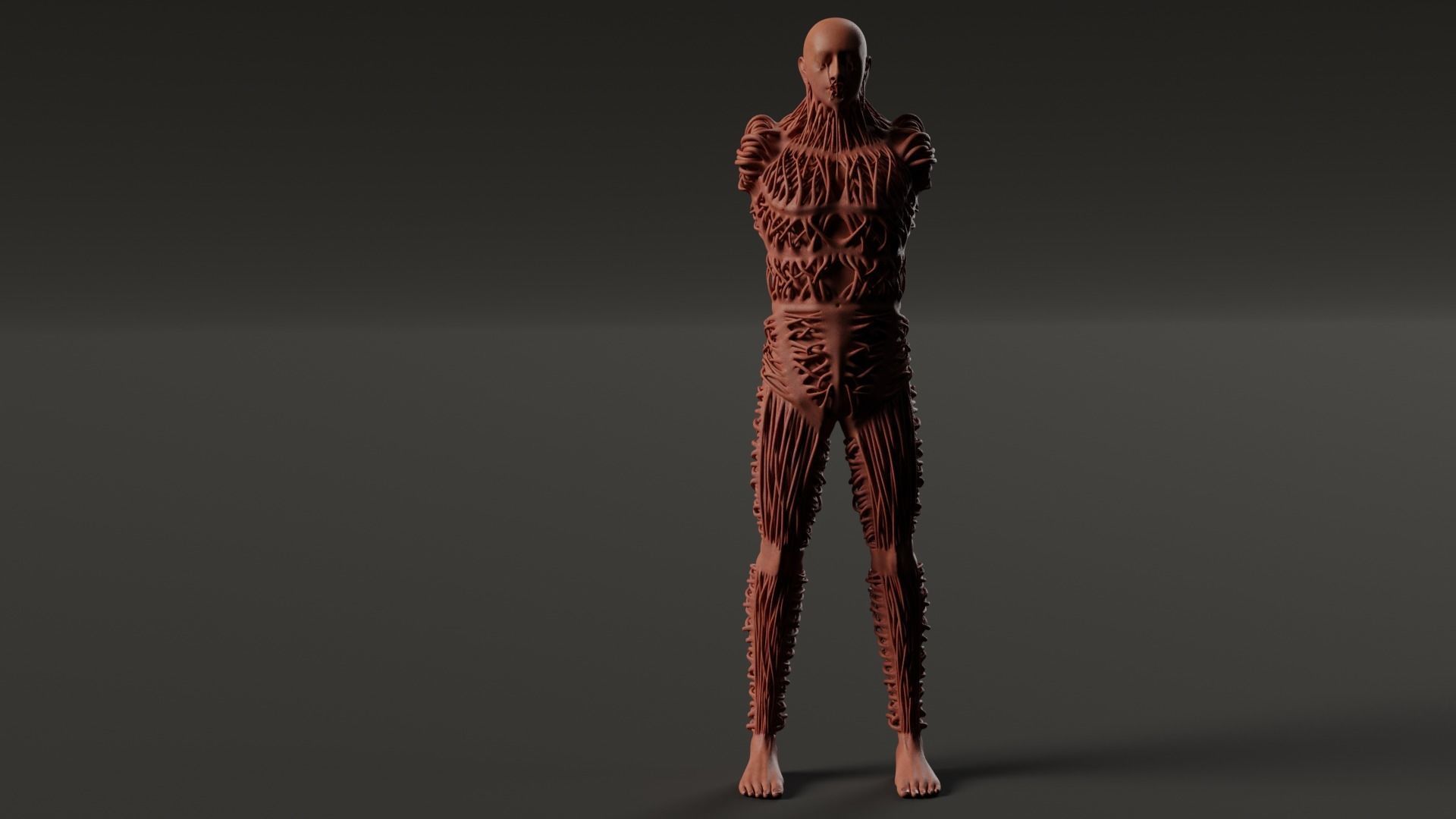 Humanoid Creature 3D model_21
