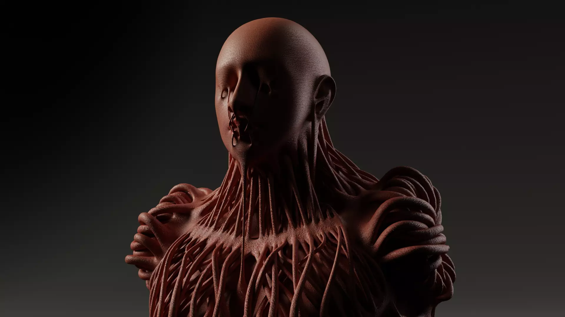 Humanoid Creature 3D model_0