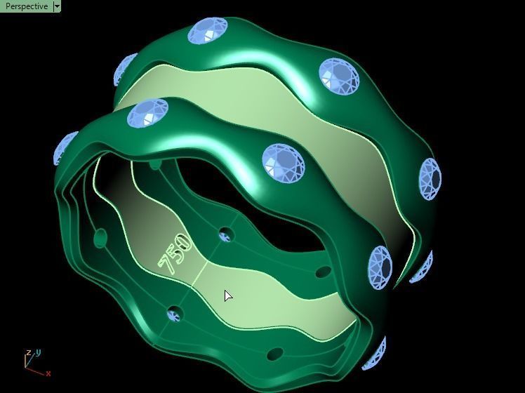 ring set 10 collection1 3D print model_26