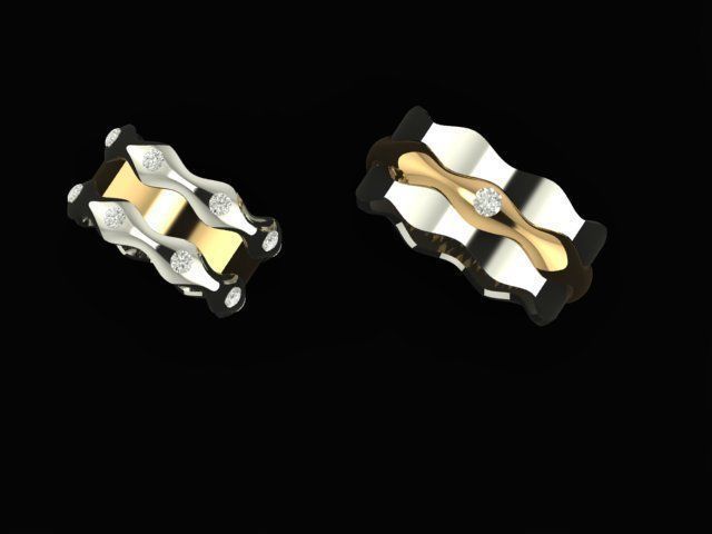 ring set 10 collection1 3D print model_9