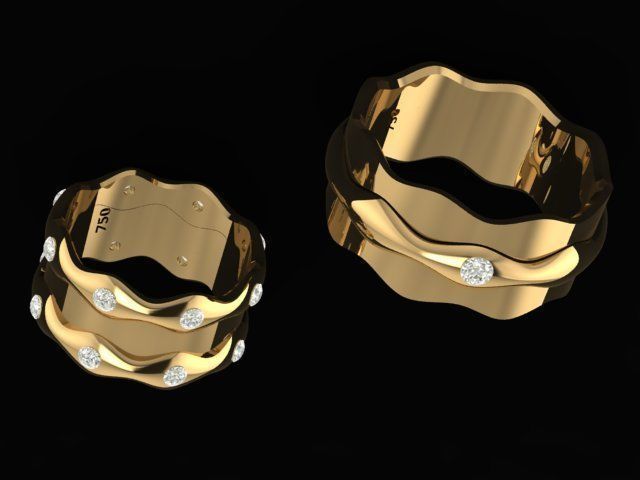 ring set 10 collection1 3D print model_21
