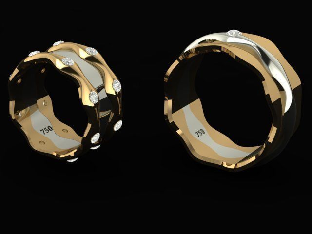 ring set 10 collection1 3D print model_3