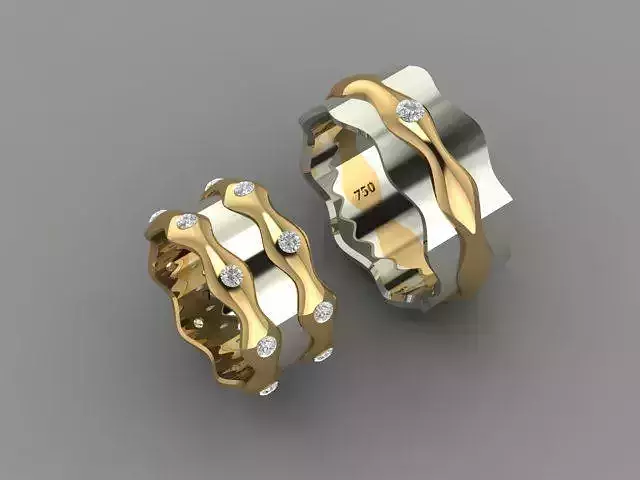 ring set 10 collection1 3D print model