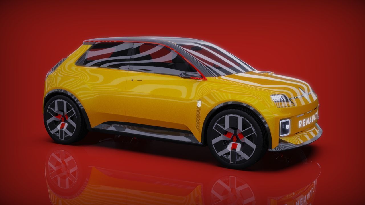 Renault 5 EV Prototype 3D model_4