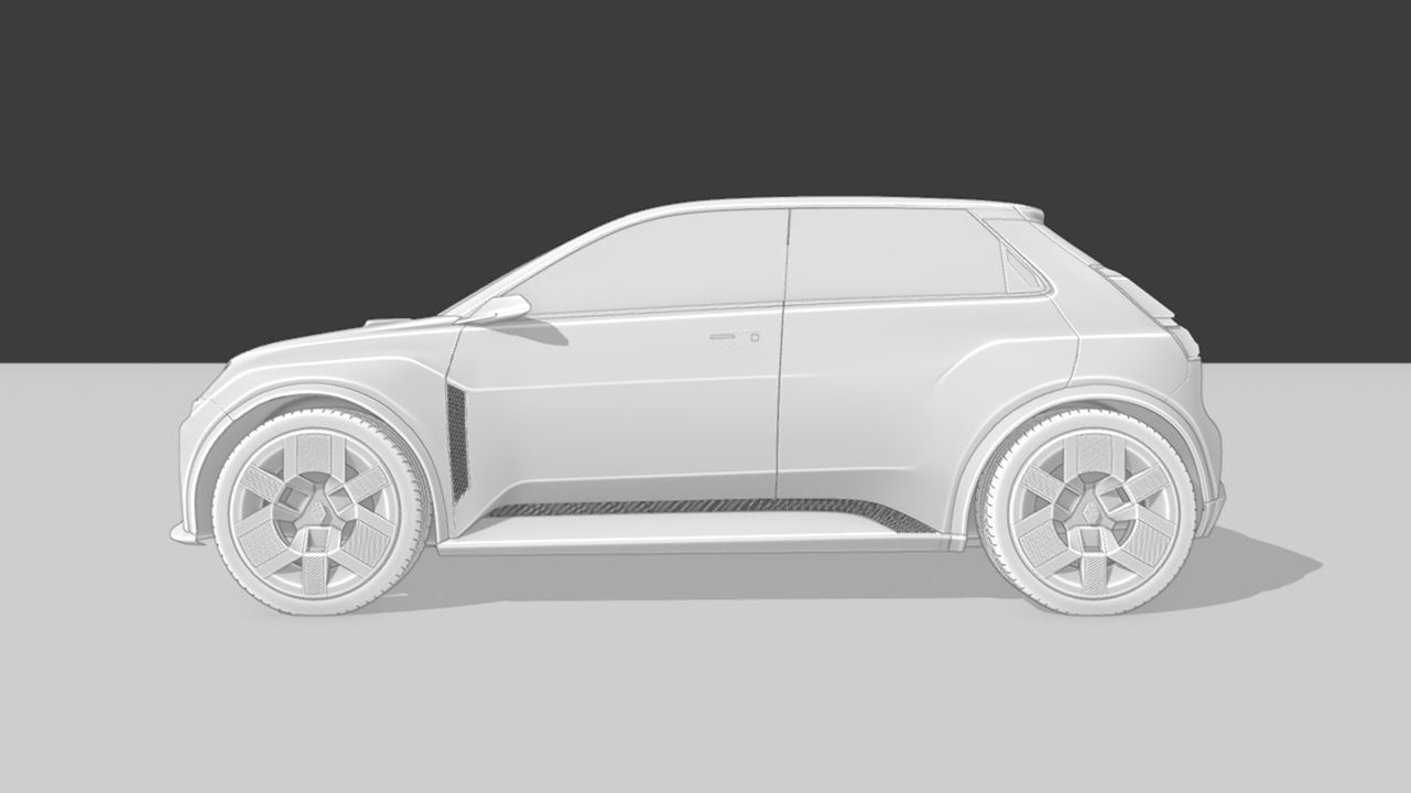 Renault 5 EV Prototype 3D model_18