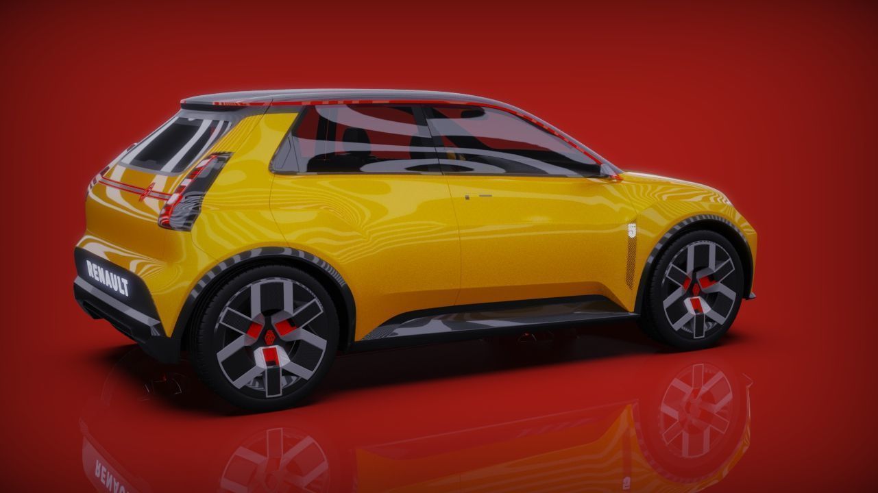 Renault 5 EV Prototype 3D model_14