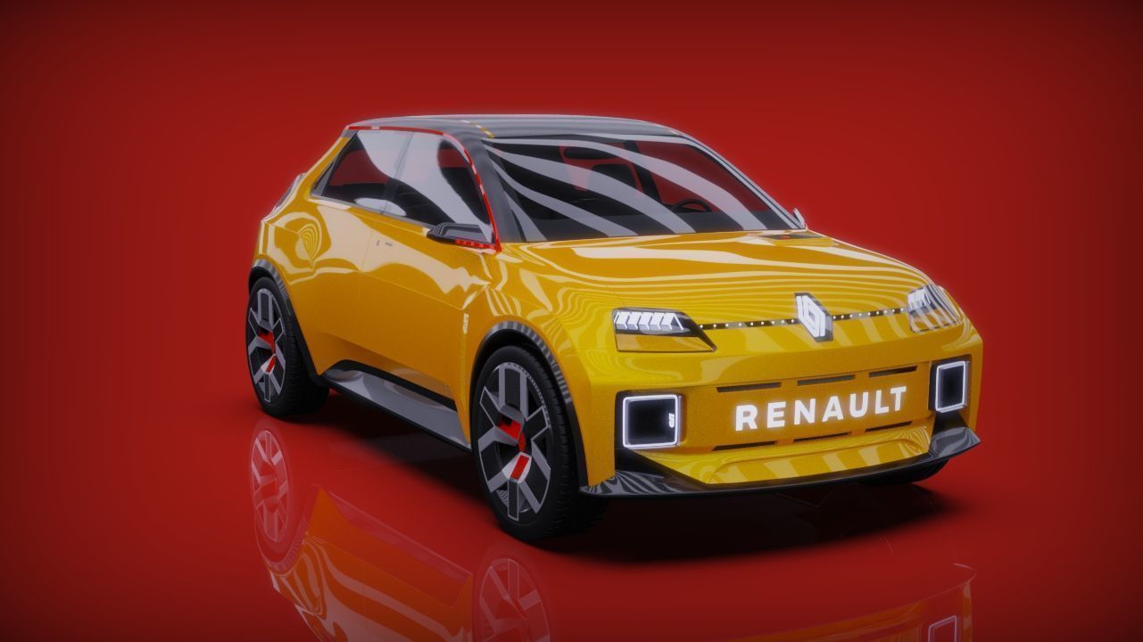 Renault 5 EV Prototype 3D model_5
