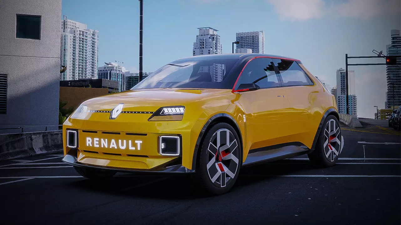 Renault 5 EV Prototype 3D model_0