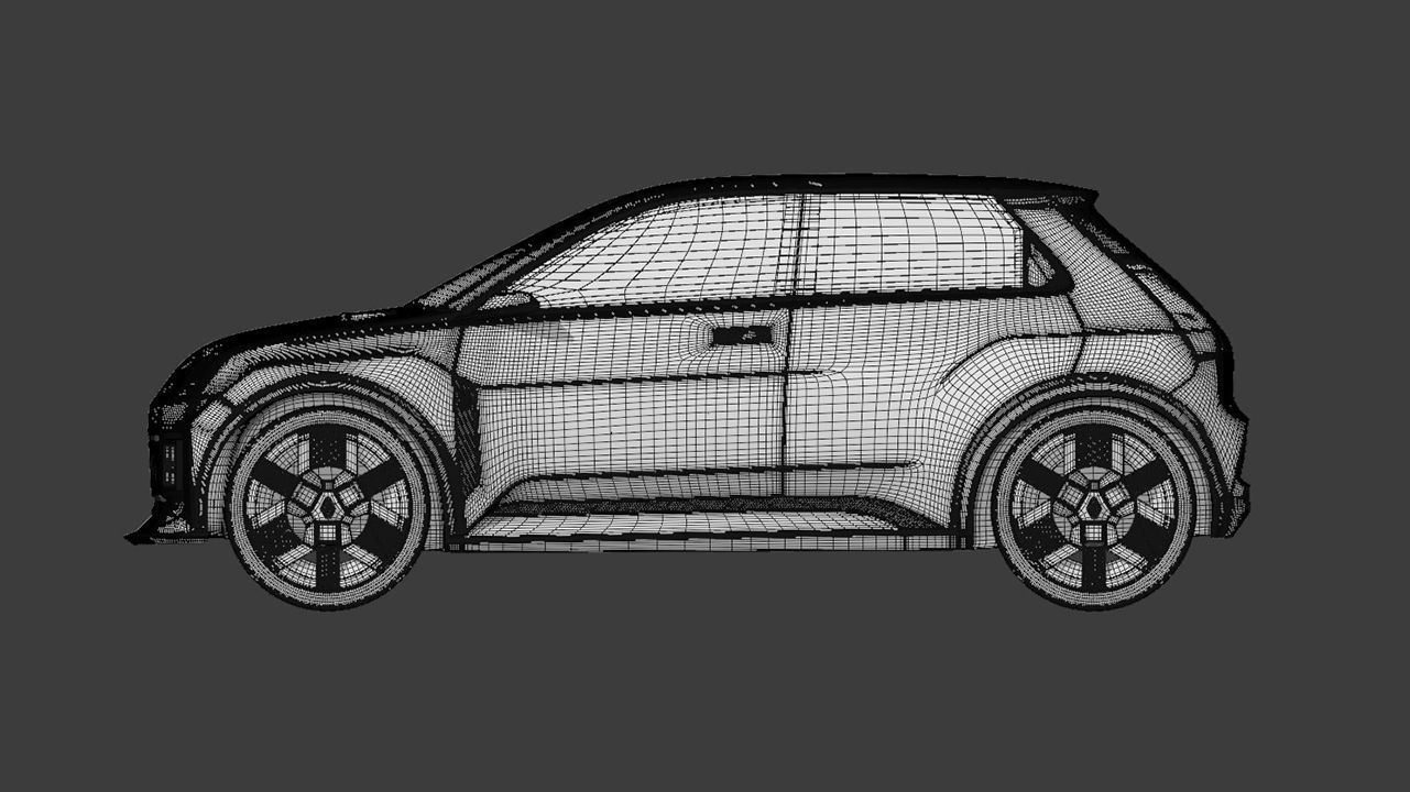 Renault 5 EV Prototype 3D model_21