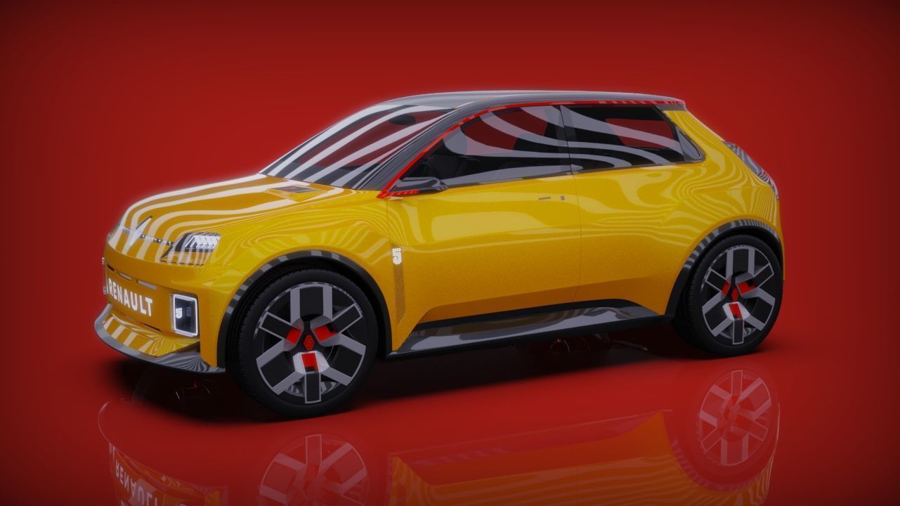 Renault 5 EV Prototype 3D model_8