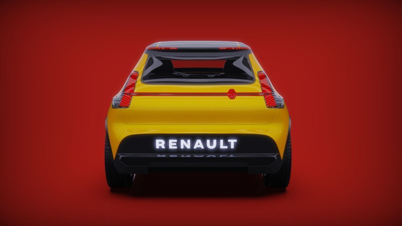 Renault 5 EV Prototype 3D model_12